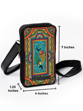 Girls Phone Bag | Tradition in Motion ( Modern Madhubani )